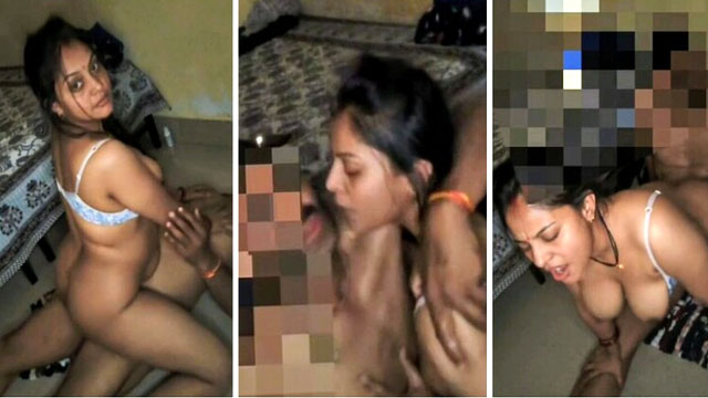 Desi Girl Riding Enjoying Full Sex Doggy Style Nude