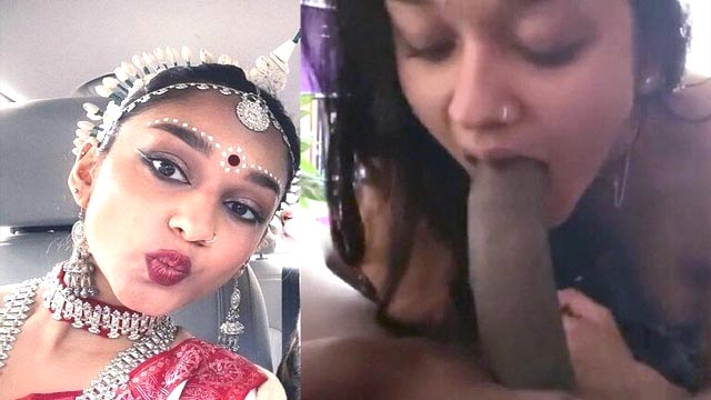 Cute Indian NRI Babe Classical Dancer Sucking BBC Full Nude Clips