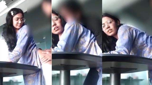 Horny College Teacher Showing Hard Fucking Video’s MMS
